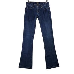 Lucky Brand Charlie Baby Boot Jeans Women’s 2/26 Long Y2K Low Rise Blue Stretch